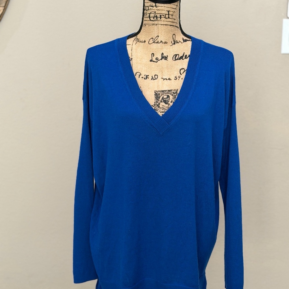 Vince Camuto Royal Blue Lightweight Sweater